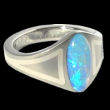 Titanring Opal
